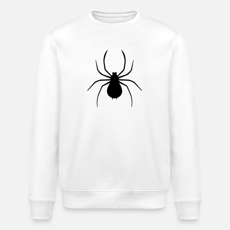 araignée - Sweat bio ROLLER Stanley/Stella Unisexe - blanc