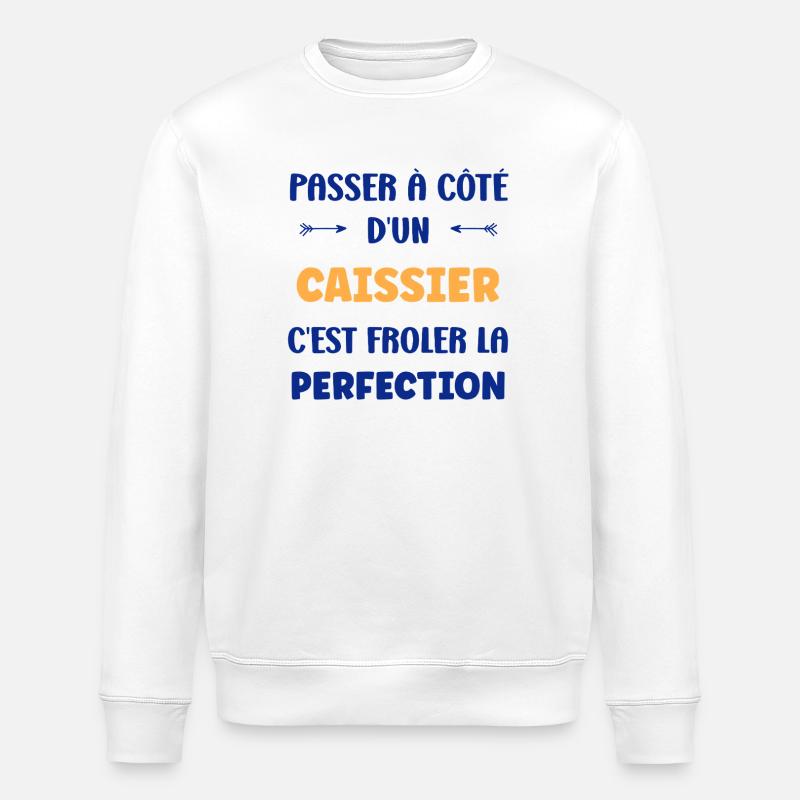 An der Kasse fast perfektioniert - Stanley/Stella Unisex Bio-Sweatshirt ROLLER - Weiß