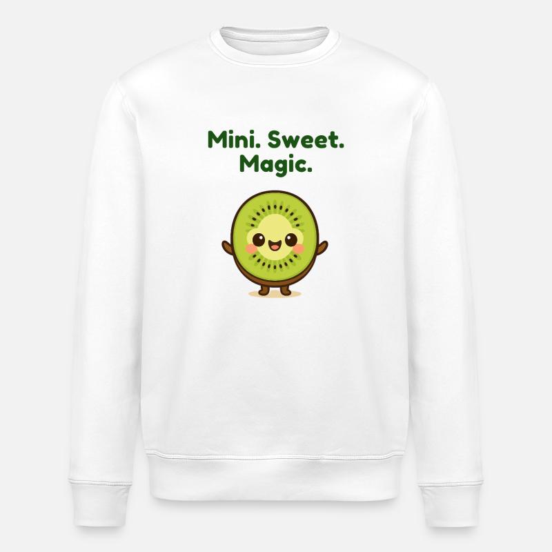 Kiwi Magie - Stanley/Stella Unisex Bio-Sweatshirt ROLLER - Weiß