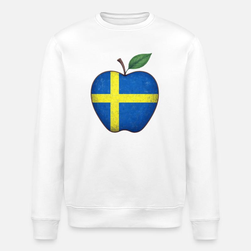 Schweden - Stanley/Stella Unisex Bio-Sweatshirt ROLLER - Weiß