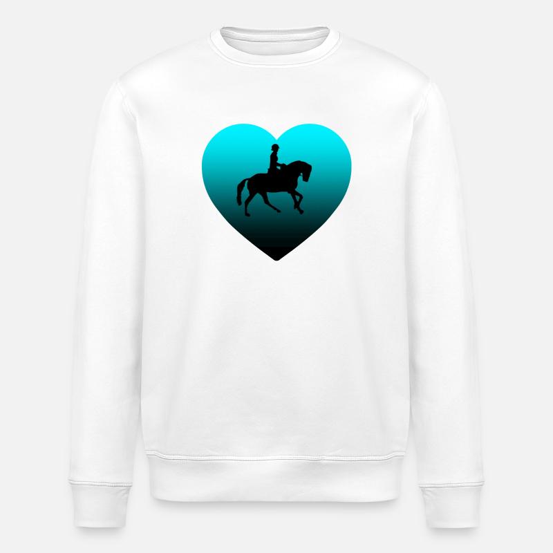 Chevaux - Sweat bio ROLLER Stanley/Stella Unisexe - blanc