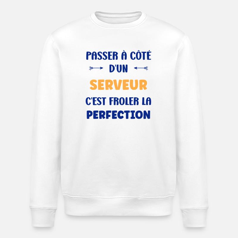 server - Stanley/Stella ROLLER Unisex Organic Sweatshirt - white