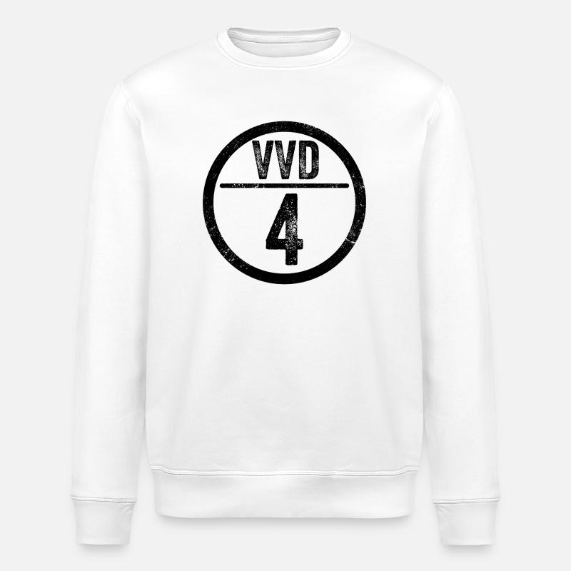 VVD4_K numéro d’équipe - Sweat bio ROLLER Stanley/Stella Unisexe - blanc