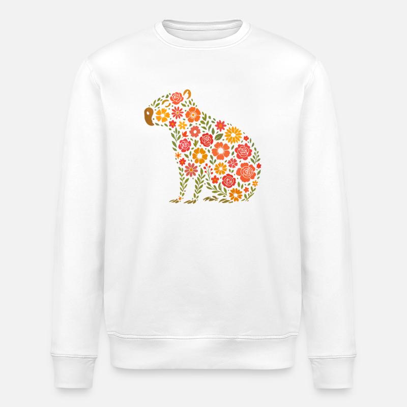 Capybara - Sweat bio ROLLER Stanley/Stella Unisexe - blanc