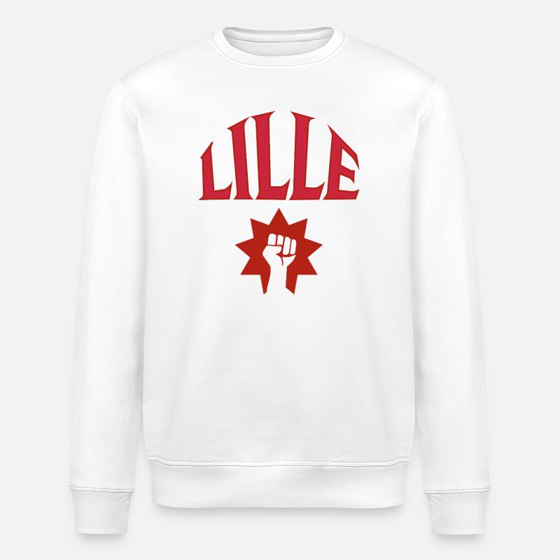 Lille - Sweat bio ROLLER Stanley/Stella Unisexe - blanc