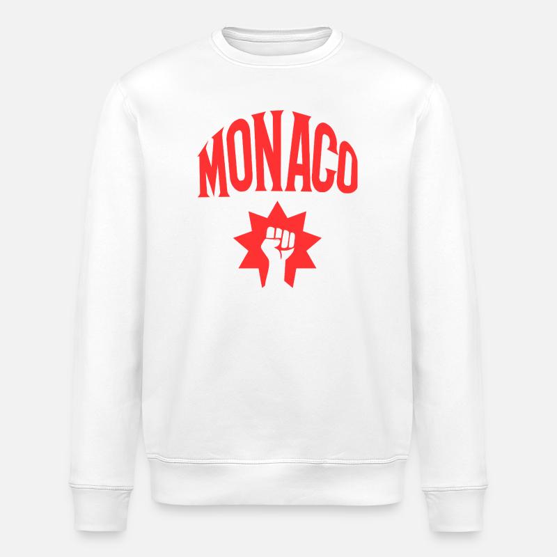 Monaco - Stanley/Stella Unisex Bio-Sweatshirt ROLLER - Weiß