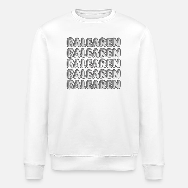 Reise Balearen - Stanley/Stella Unisex Bio-Sweatshirt ROLLER - Weiß