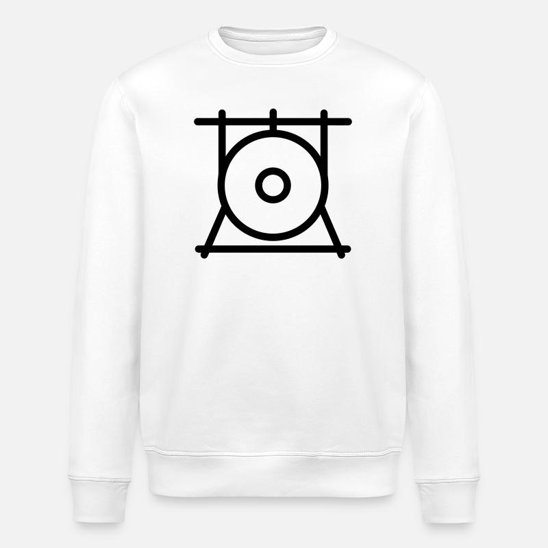 gong - Sweat bio ROLLER Stanley/Stella Unisexe - blanc