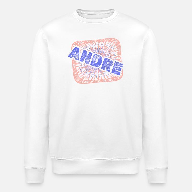 Kollege Andre - Stanley/Stella Unisex Bio-Sweatshirt ROLLER - Weiß