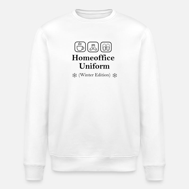 Icon_Homeoffice_Uniform_WW - Sweat bio ROLLER Stanley/Stella Unisexe - blanc