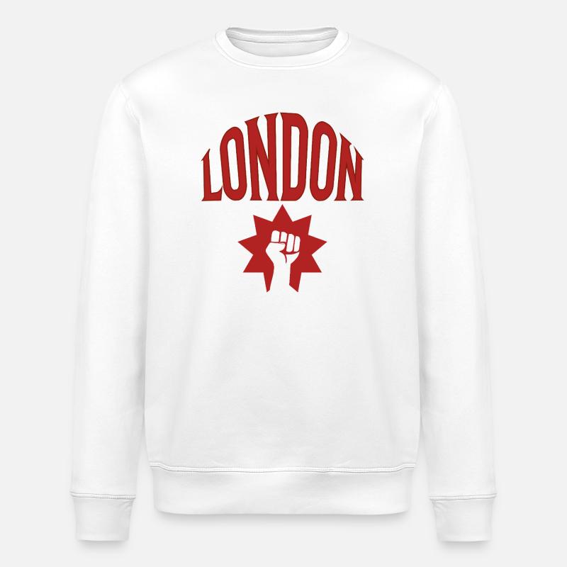 Londres - Sweat bio ROLLER Stanley/Stella Unisexe - blanc