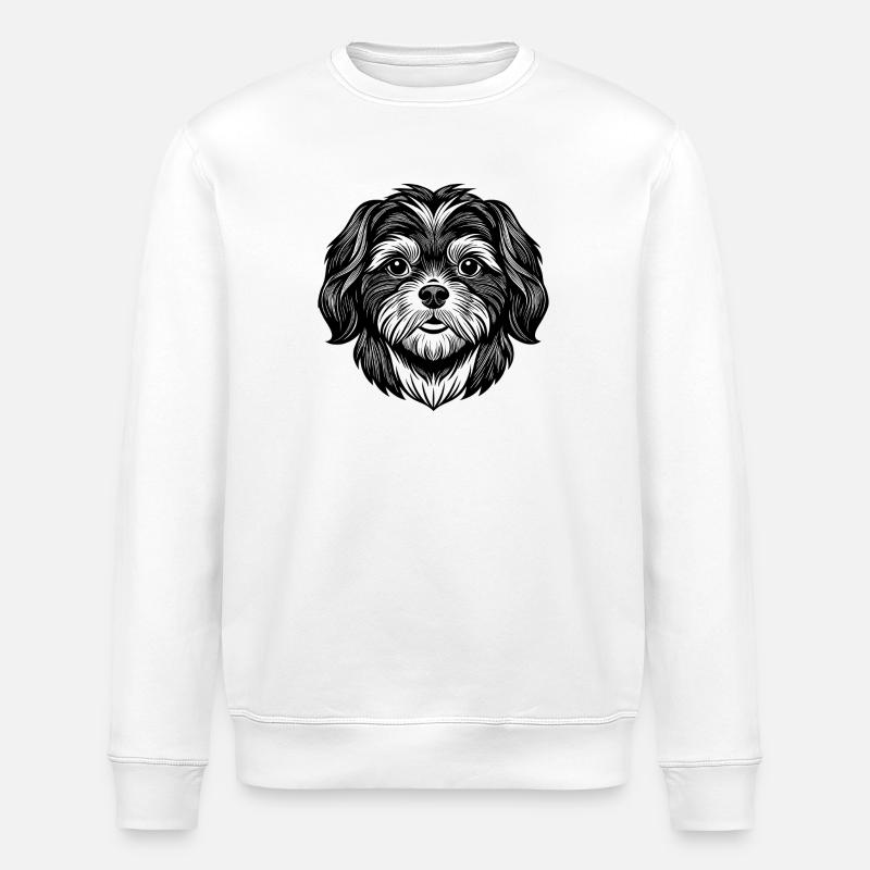 Shih Tzu - Sweat bio ROLLER Stanley/Stella Unisexe - blanc