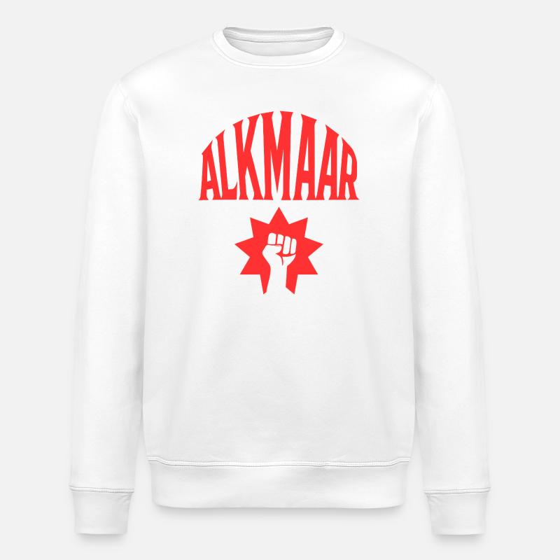 Alkmaar - Stanley/Stella ROLLER Unisex Organic Sweatshirt - white