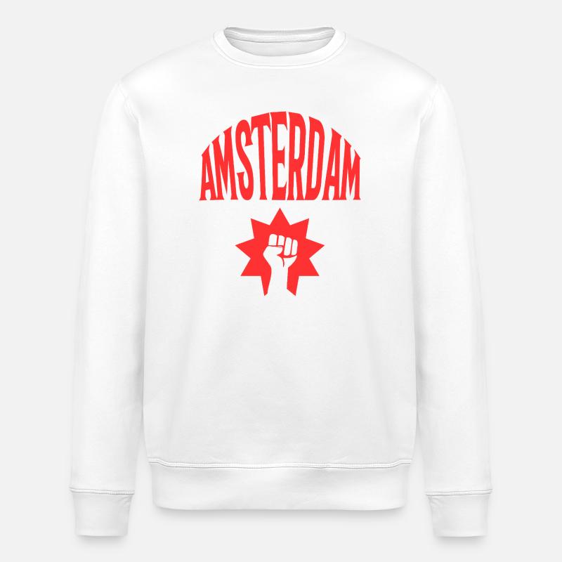 Amsterdam - Sweat bio ROLLER Stanley/Stella Unisexe - blanc