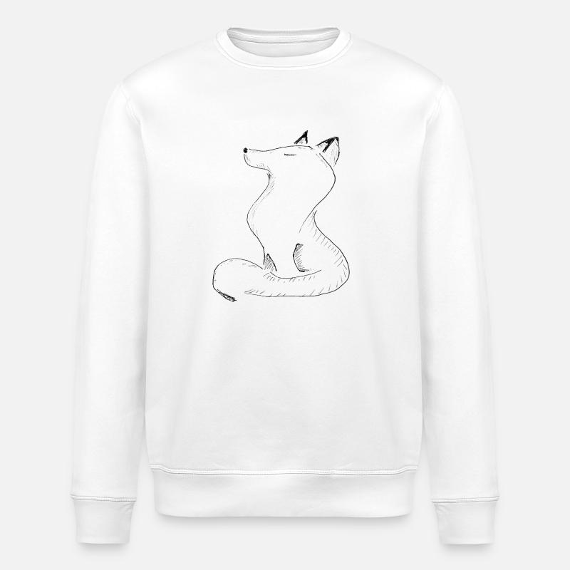 Silhouette de Sketchwolf - Sweat bio ROLLER Stanley/Stella Unisexe - blanc
