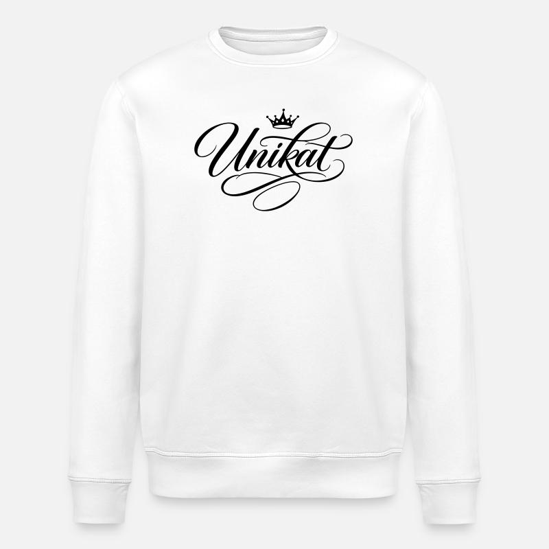 Unikat Krone - Stanley/Stella Unisex Bio-Sweatshirt ROLLER - Weiß