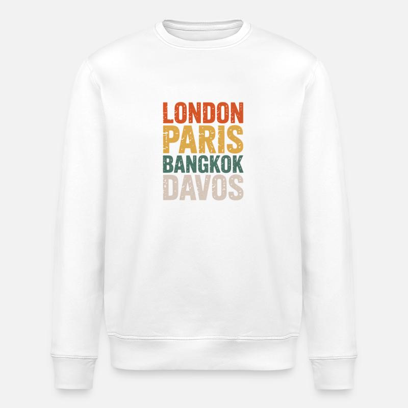 Davos - Sweat bio ROLLER Stanley/Stella Unisexe - blanc