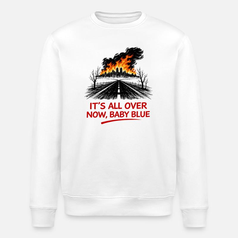 Flammen über Straßenallee - Stanley/Stella Unisex Bio-Sweatshirt ROLLER - Weiß