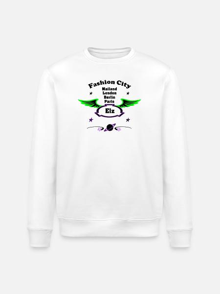 Fashion_City - Stanley/Stella ROLLER Unisex Organic Sweatshirt - white
