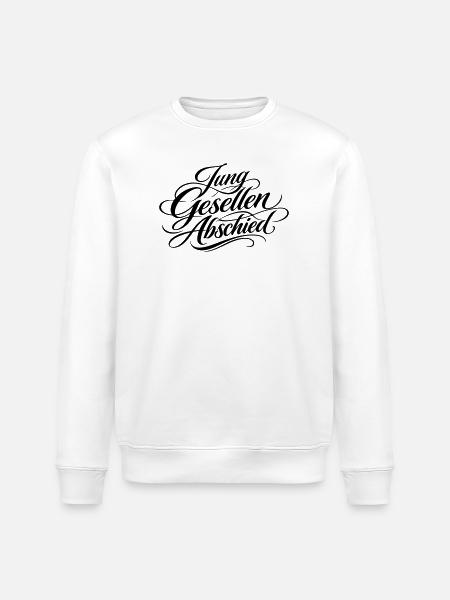 Bachelor party Jga - Stanley/Stella ROLLER Unisex Organic Sweatshirt - white
