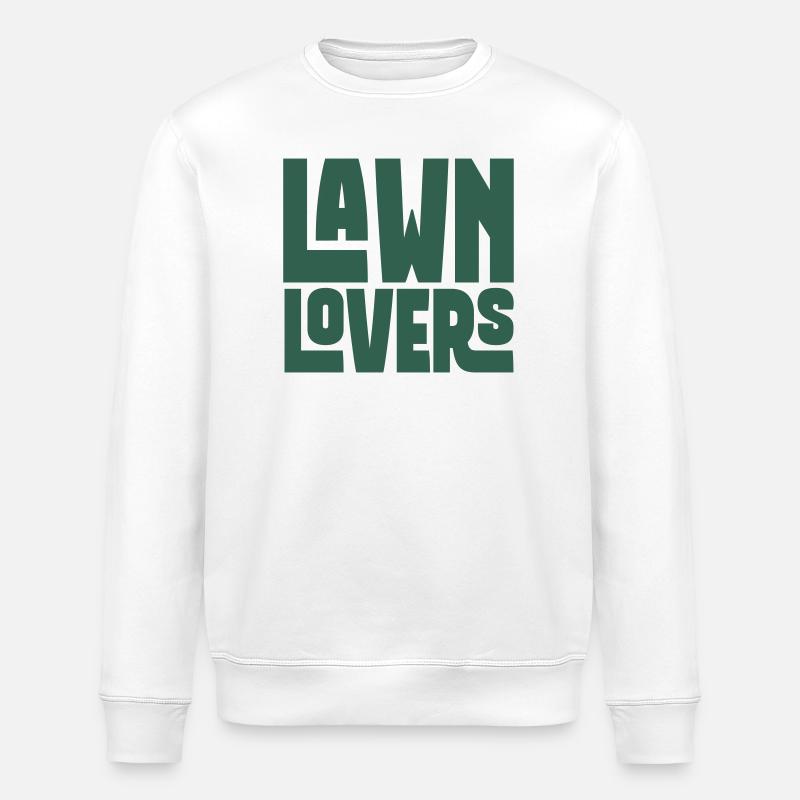 Lawn Lovers Rasenfreunde - Stanley/Stella Unisex Bio-Sweatshirt ROLLER - Weiß