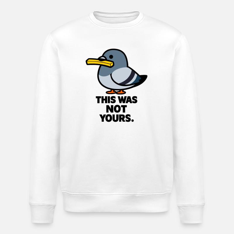 Pigeon des petits délits - Sweat bio ROLLER Stanley/Stella Unisexe - blanc