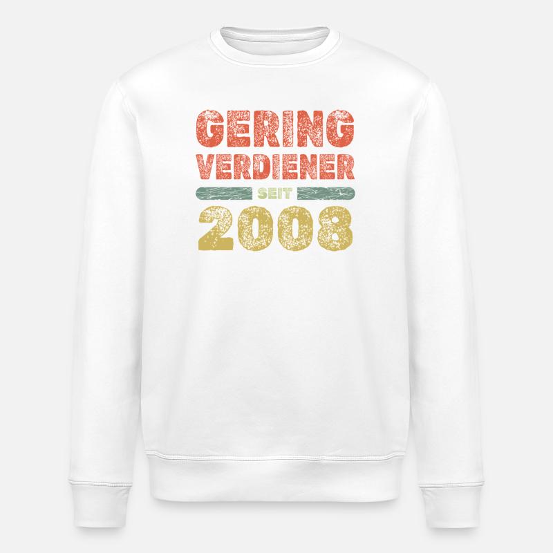 2008 - Stanley/Stella Unisex Bio-Sweatshirt ROLLER - Weiß