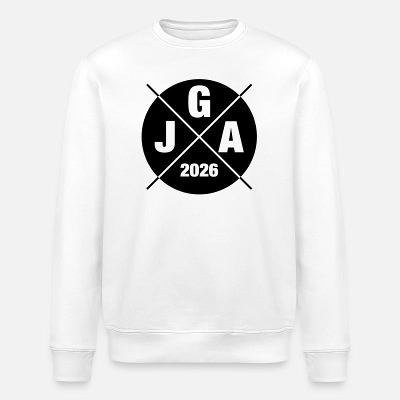 Jga 2026 Junggesellenabschied - Stanley/Stella Unisex Bio-Sweatshirt ROLLER - Weiß