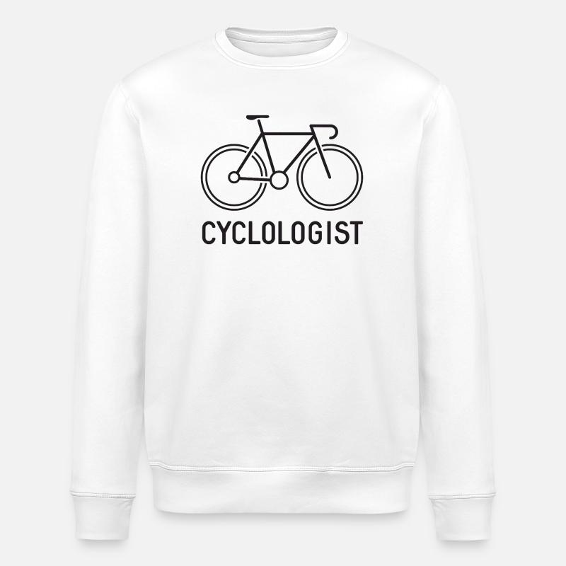 cyclologue - Sweat bio ROLLER Stanley/Stella Unisexe - blanc