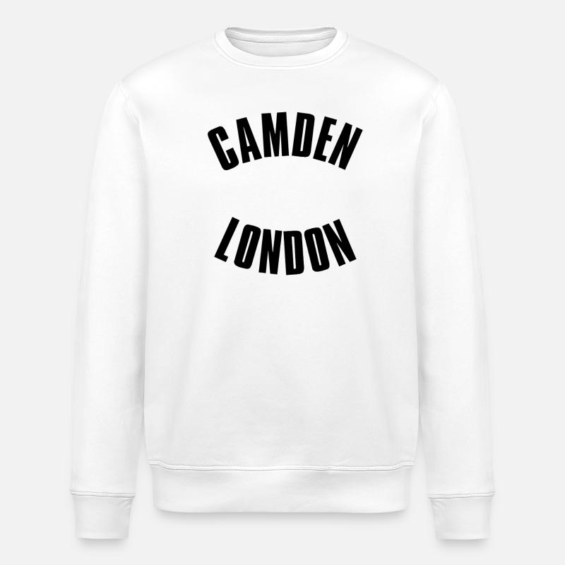Gamden London Arc-Logo - Stanley/Stella Unisex Bio-Sweatshirt ROLLER - Weiß