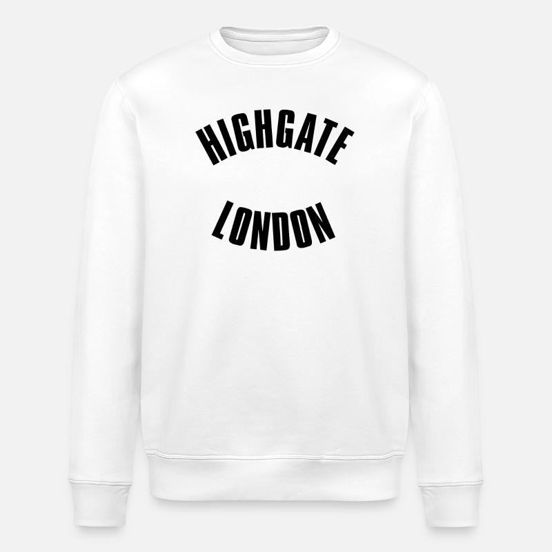 Emblème de Night Gate London - Sweat bio ROLLER Stanley/Stella Unisexe - blanc