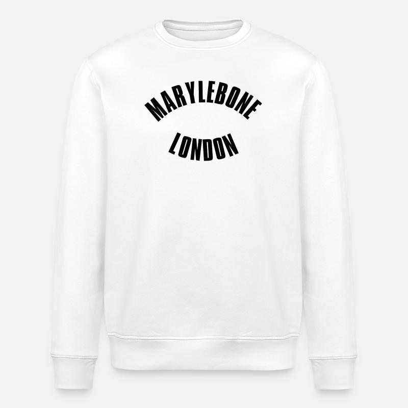Marylebone London Arc - Stanley/Stella Unisex Bio-Sweatshirt ROLLER - Weiß