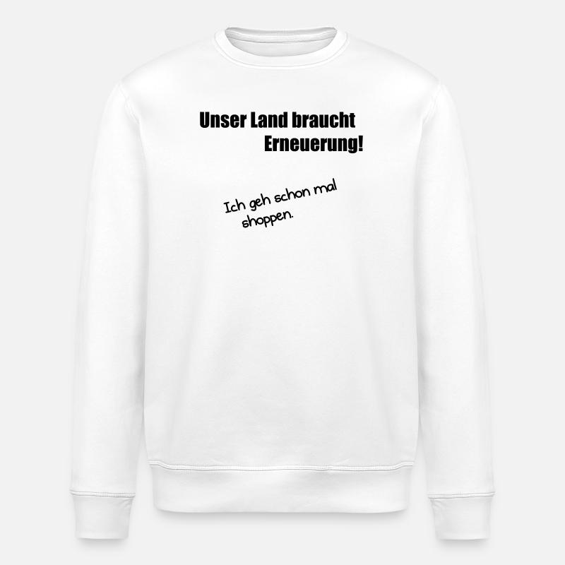 Renouvellement - Sweat bio ROLLER Stanley/Stella Unisexe - blanc