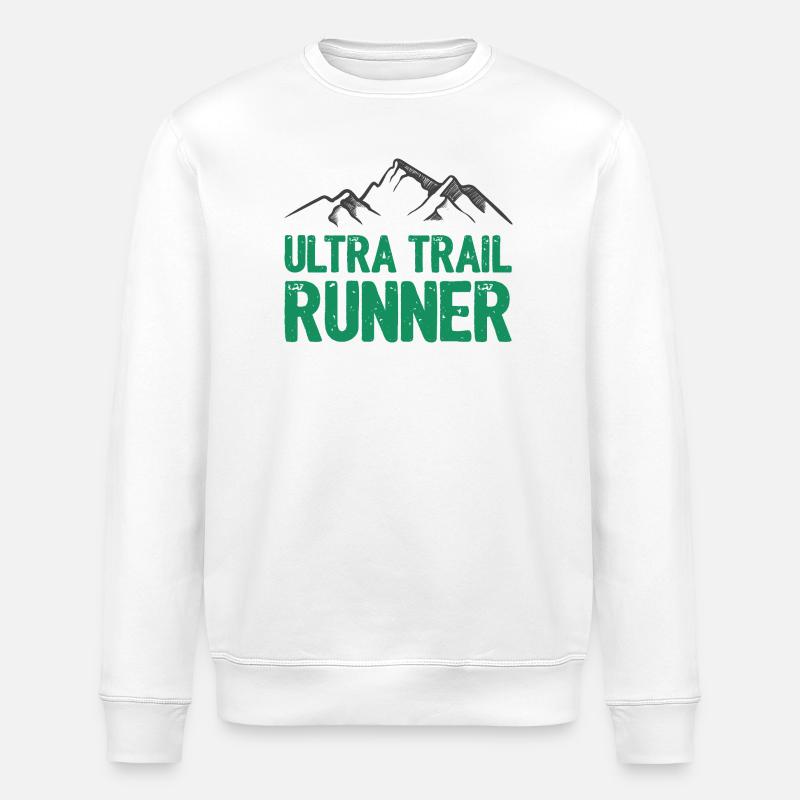 Ultra Trail Runner - Stanley/Stella Unisex Bio-Sweatshirt ROLLER - Weiß