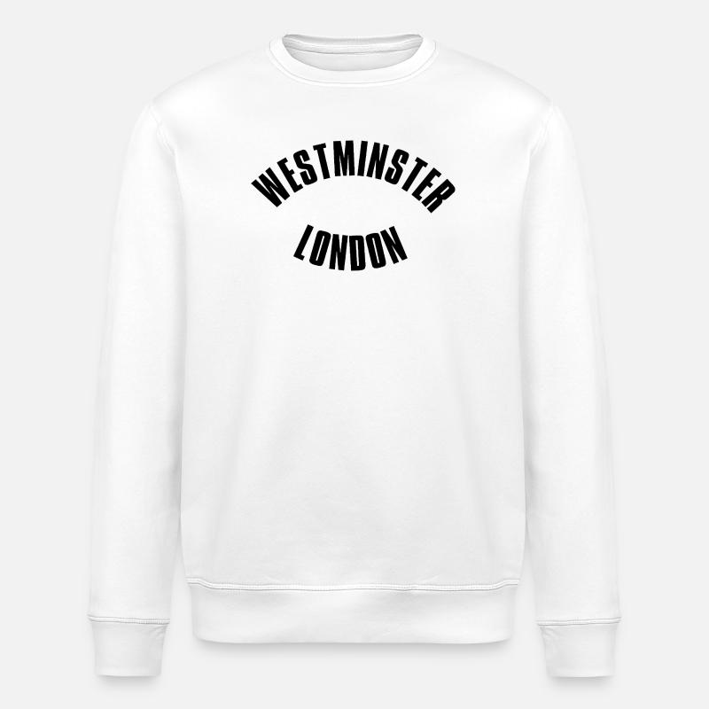 Westminster-London-Emblem - Stanley/Stella Unisex Bio-Sweatshirt ROLLER - Weiß