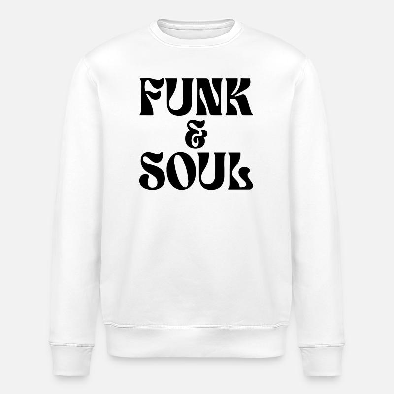 Funk- und Soulmusik - Stanley/Stella Unisex Bio-Sweatshirt ROLLER - Weiß