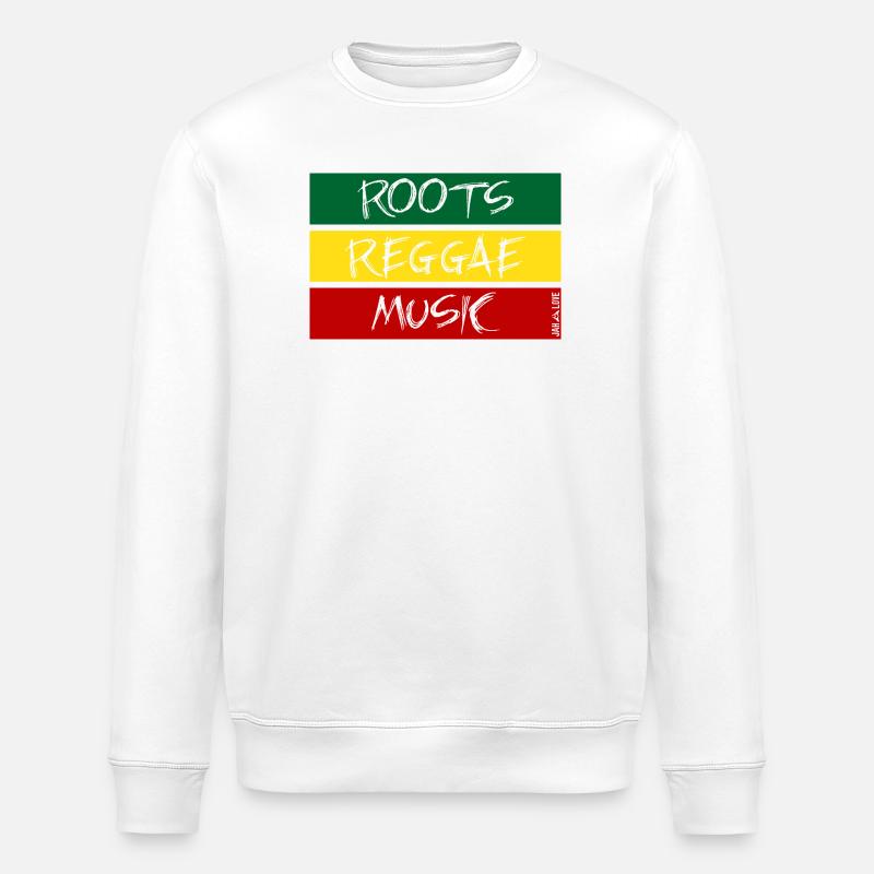roots reggae music - Sweat bio ROLLER Stanley/Stella Unisexe - blanc
