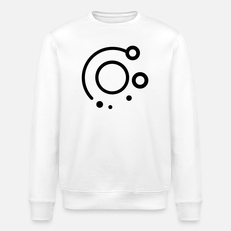 gravity - Stanley/Stella ROLLER Unisex Organic Sweatshirt - white