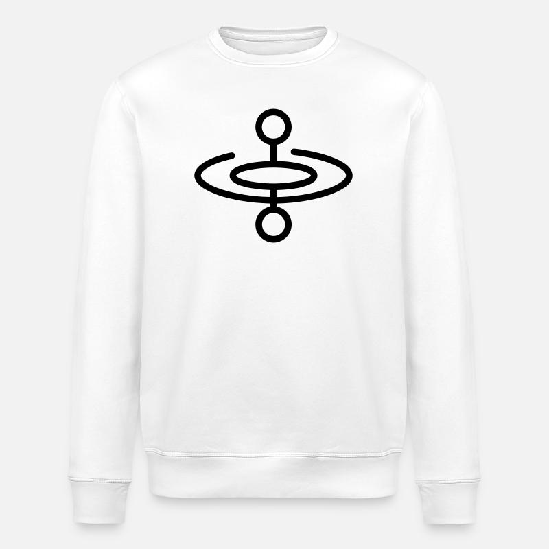 gravité - Sweat bio ROLLER Stanley/Stella Unisexe - blanc