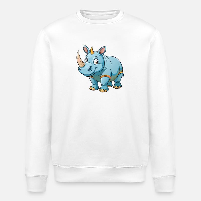 Nashorn - Stanley/Stella Unisex Bio-Sweatshirt ROLLER - Weiß