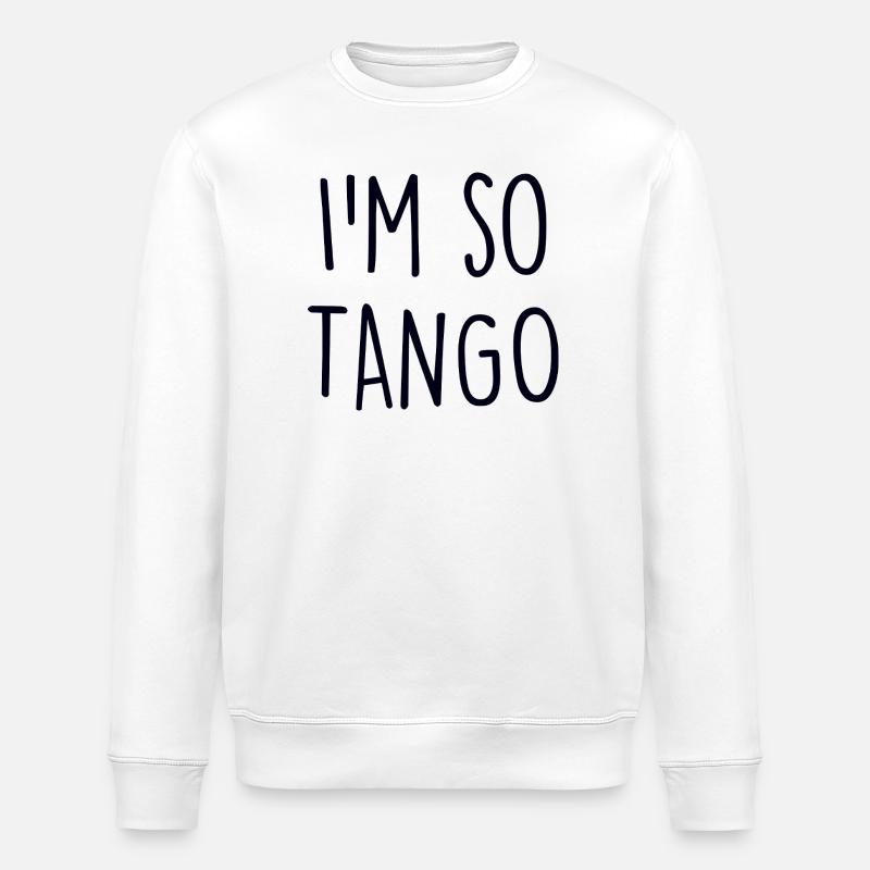 Tango Dancer - Stanley/Stella ROLLER Unisex Organic Sweatshirt - white