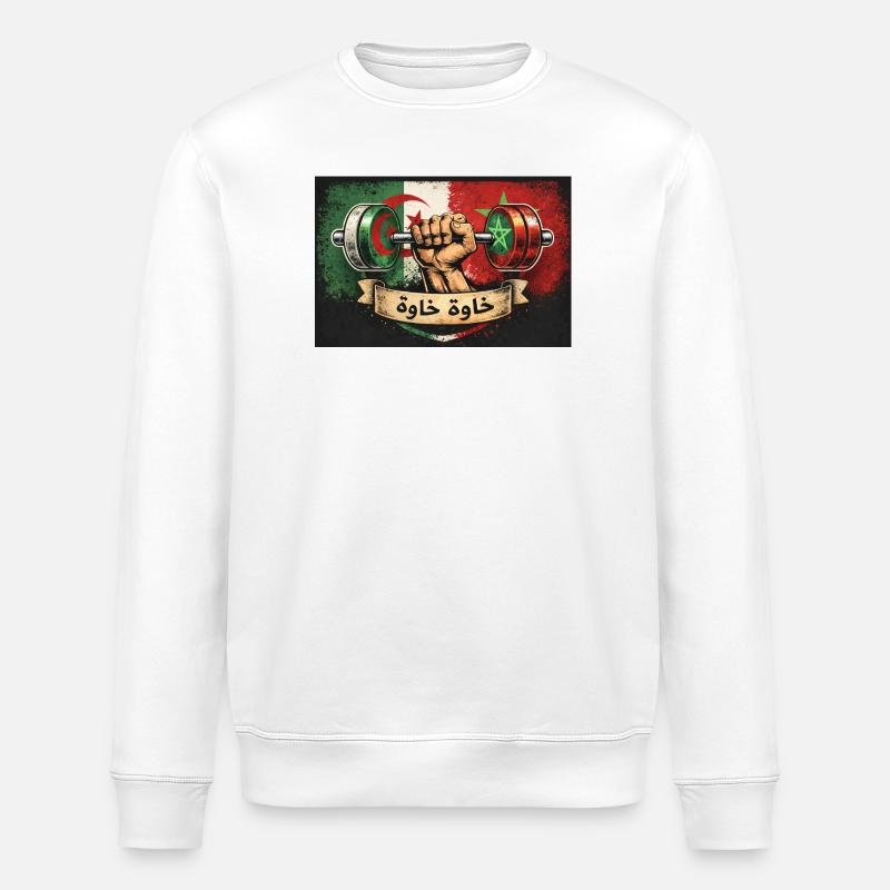 خاوة خاوة - Stanley/Stella ROLLER Unisex Organic Sweatshirt - white