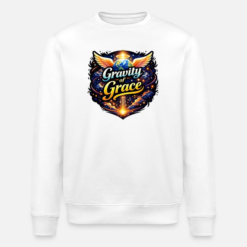 Gravité de la grâce - Sweat bio ROLLER Stanley/Stella Unisexe - blanc