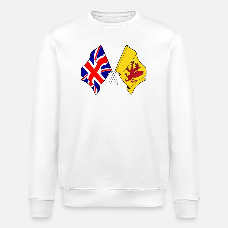 Somerset + Großbritannien überquert - Stanley/Stella Unisex Bio-Sweatshirt ROLLER - Weiß