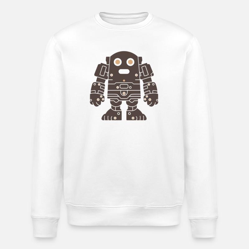 golem - Sweat bio ROLLER Stanley/Stella Unisexe - blanc