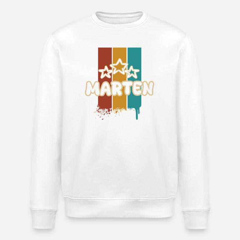 Cadeau pour Marten - Sweat bio ROLLER Stanley/Stella Unisexe - blanc