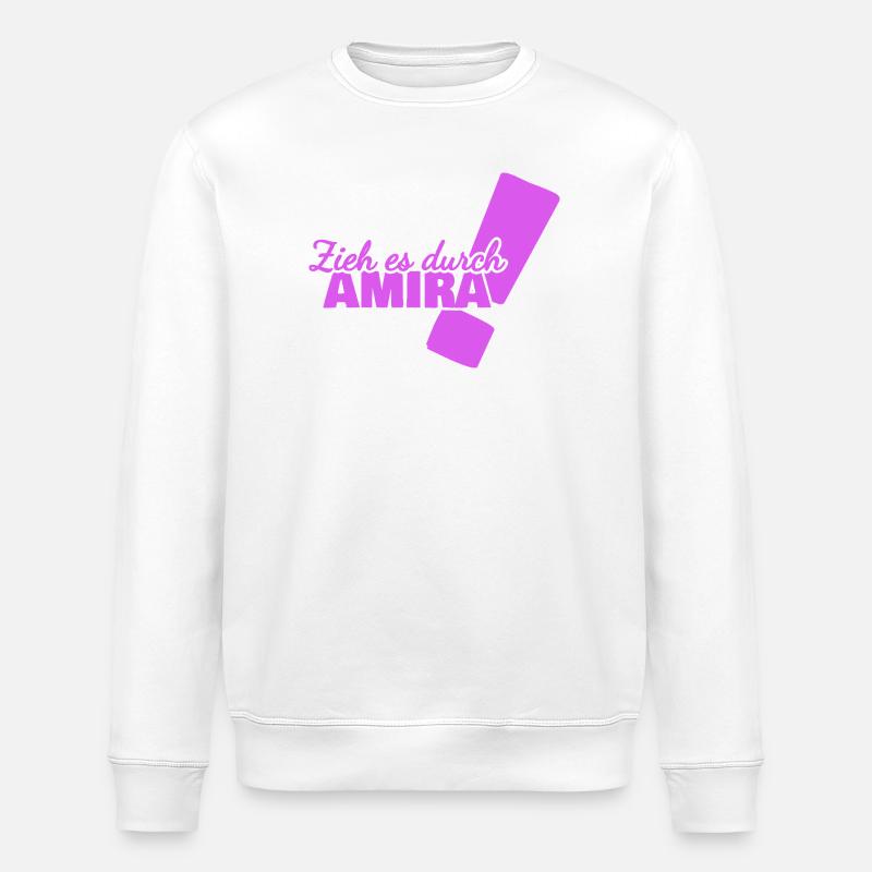 Amira - Stanley/Stella ROLLER Unisex Organic Sweatshirt - white