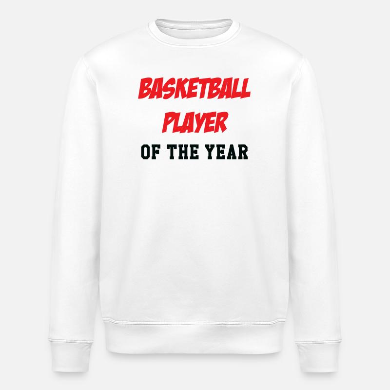 Basketballspieler des Jahres - Stanley/Stella Unisex Bio-Sweatshirt ROLLER - Weiß