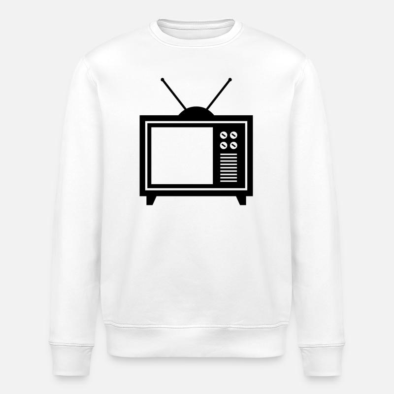 Fernsehen - Stanley/Stella Unisex Bio-Sweatshirt ROLLER - Weiß