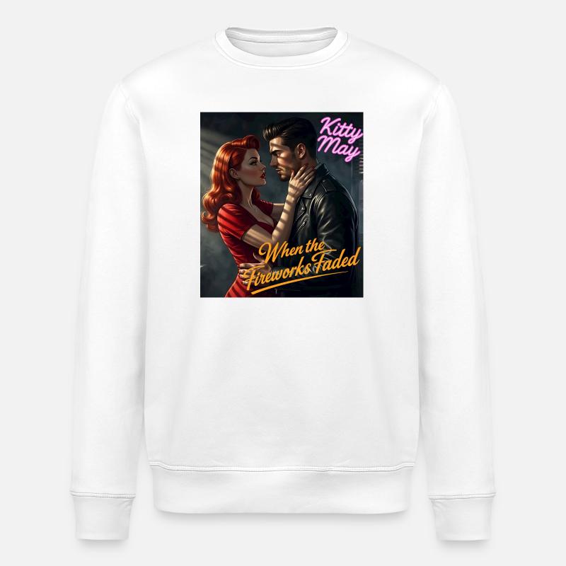 Kitty May: Als das Feuerwerk verblasste - Stanley/Stella Unisex Bio-Sweatshirt ROLLER - Weiß